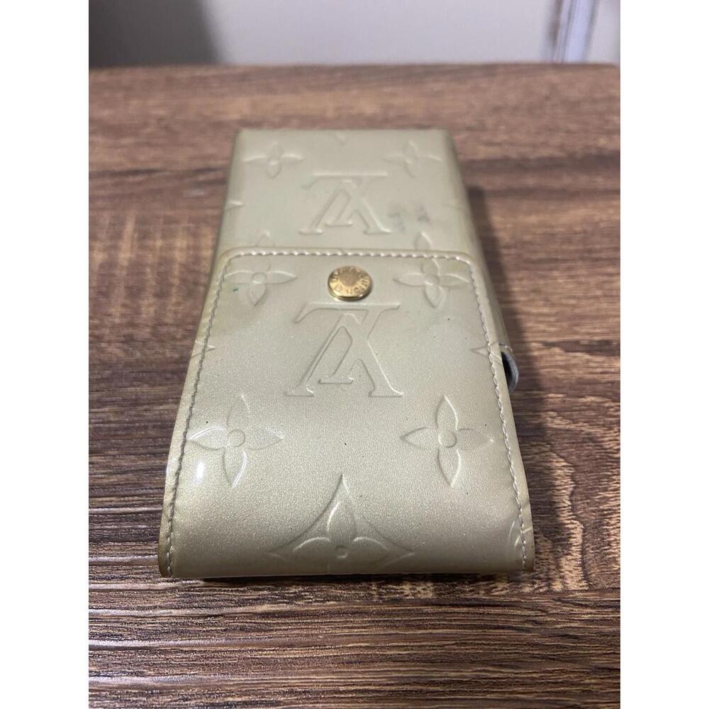 Louis Vuitton Vernis gold patent gray leather cigarette case - Picture 4 of 16